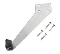 CLISPEED Butée de Porte en Acier Inoxydable 90° Gauche Cale de Porte Antidérapante Compacte de Chambre et Salle de Bain Accessoire Robuste et Silencieux pour Usage Domestique et Bureau