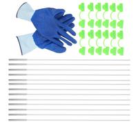 CLISPEED Cadre de Soutien en Plastique pour Plantes, Arceaux de Serrage Tunnel 1 Set, Augmente Température et Humidité, Anti-Gel, pour Légumes en Hiver Film Isolant