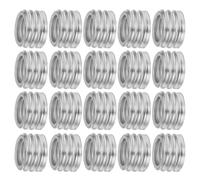 CLISPEED Convertisseurs de Douille pour Luminaires, Lot de 20 Adaptateurs Métalliques E40 vers E27 Bague Réductrice, Compatibles Lampes de Salon et Bureaux