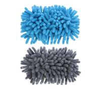 CLISPEED Effaceur pour Tableau Blanc en 2pcs, Éponge Chenille Lavable Main, pour Surfaces Lisses en École et Maison