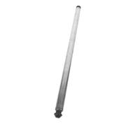 CLISPEED Essieu de Roue en Fer Argenté Fonctionnement Fluide pour Poubelle à Roulettes, Compatible Large pour Poubelle Extérieure et Chariot de Jardin