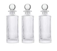 CLISPEED Flacons Aromatiques en Verre Mini Vase Design Unique Lot de 3 150ml Diffuseur D'arôme pour Parfum Intérieur Maison Décoration Élégante