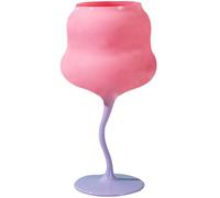 CLISPEED Gobelet en Cristal Design Unique et Élégant Rose Léger et Facile à Utiliser Facile à Ranger Fêtes Cocktails