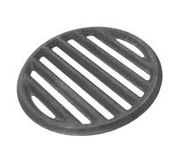 CLISPEED Grille Ronde en Fonte pour Barbecue Extérieur, Petite Grille de Barbecue, Résistante aux Hautes Températures, Accessoire pour Backyard Barbecues et Outdoor Cooking