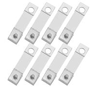 CLISPEED Kit de 8 Pièces de Lames de Ressort en Fer Argenté pour Pendule Horloge Murale Cheminée, Solution Complète pour Réparation et Restauration DIY