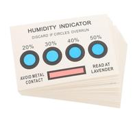 CLISPEED Lot de 20 cartes d'indicateur d'humidité bleues sensibles à l'humidité pour la détection de l'humidité dans les outils et l'utilisation domestique