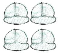 CLISPEED Lot de 4 pièges à oiseaux en maille pour oiseau, moineau, caille, fournitures de jardin, piège à oiseaux, filet d'extérieur pour pigeons, poulailler, pièges en maille de polyéthylène