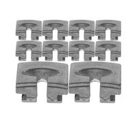 CLISPEED Manchons à Œillets en Alliage d'Aluminium 10pcs pour Tête de Coupe-Bordures, Pièces de Rechange pour Débroussailleuse et Tondeuse à Fil, Accessoires de Jardin