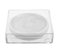 CLISPEED Plat en Porcelaine Bol à Aquarelle en Céramique Argenté, Portable, Effets Réalistes, pour Peinture à L'encre Chinoise, Artistes Peintres