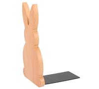 CLISPEED Serrage-Livres en Bois Massif de Lapin Cale-Livre Antidérapant et Sûr pour Étagère, Maison et L'école