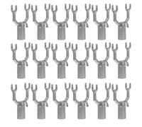 CLISPEED Support pour Branches D'arbres Fruitiers et Soutien de Branches de Différents Diamètres en Alliage D'aluminium Argenté, Lot de 15 Pièces, Tuteur Solide pour Jardinage