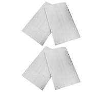 CLISPEED Tapis D'isolation Thermique et Acoustique pour Capot de Voiture, 4pcs en Aluminium Argenté Mousse, Insonorisation pour Intérieur et Maison