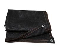 CLISPEED Toile D'ombrage Résistante la Chaleur, Toile Pare Soleil Noire en PE et PVC, Écran de Confidentialité pour Fenêtre et Porte Vitrée, Protège Les Meubles Intérieurs, Jardin