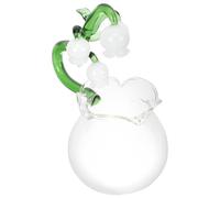 CLISPEED Verre à Vin Cloche de Muguet, Verre à Cocktail en Borosilicate, Transparent, Base Stable, Décoration de Table, pour Anniversaires et Fêtes