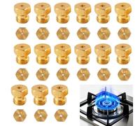 CLKE 15 Pièces Gicleur Gaz Butane Kit de Conversion GPL Injecteur de Gaz Buses Brûleur Bouteille Gicleur Brûleur 0,5-0,65-0,7-0,87-0,90-0,95-1,02, pour Gazinière Cuisinière Plaque de Cuisson