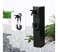 CLLXDZ Colonne À Eau de Jardin en Acier Inoxydable 304, Robinet Exterieur Jardin avec Robinet, Fontaine de Jardin au Gel, pour L'extérieur, Terrasse Irrigation(C,40cm/16in)