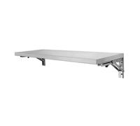 CLLXDZ Table Murale Rabattable, Bureau Pliant Flottant for Petits Espaces | Table Console Pliable, Bureau Suspendu, Charge 50 KG Design Repliable for Buanderie, Appartement(110x50cm/43.3x19.6in)