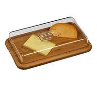 DM Création – Cloche à fromage 00116 en bambou et acrylique 39 x 24 x 13 cm Bois G