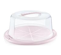 Cloche à gâteau 'ricardo', rond, nordic-blue