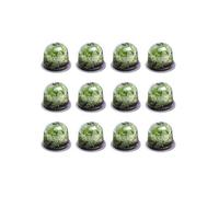 IDMarket - Cloche à salades x12 - Serre de protection pour plants - Blanc