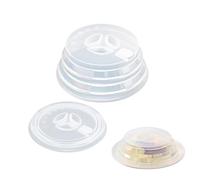 Cloche alimentaire en silicone pour micro-ondes - Couvercle flexible en silicone avec design en dôme ventilé - Couvercle sans BPA pour réchauffer les restes | Couvercle dôme lavable pour micro-ondes