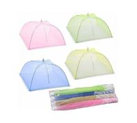 Cloche alimentaire - LARGEIGHT - 4pcs - Pliable - Maille - Couleurs multiples