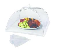 Cloche alimentaire pliable - Anti mouche - Maille polyester - Voyage - Camping - Maison