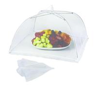 Cloche alimentaire pliable - Anti mouche - Moustiquaire - Taille universelle - Spacieuse et fonctionnelle