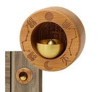 Cloche Commerçant Sonnette Magnétique Laiton Rappel Ouverture Porte Bois