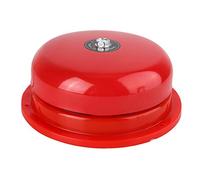 Cloche d'alarme incendie à décibels élevés de 100 dB, Cloche électrique de type à gâche interne en acier inoxydable de 6 pouces pour alarme incendie évacuation d'urgence école station (220V)