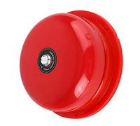 Cloche d'alarme incendie à décibels élevés de 100 dB, Cloche électrique de type à gâche interne en acier inoxydable de 6 pouces pour alarme incendie évacuation d'urgence école station (24V)