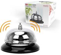 Cloche d'appel de réception Cloche de Service de Bureau Portable en Acier Inoxydable Cloche de Table de comptoir d'attention pour hôtels, écoles, Restaurants, Zones de réception