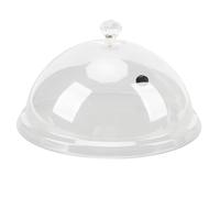 Cloche de Fumage Transparente 26,5 cm, Dôme pour Pistolet Fumeur Cocktail | Couvercle Infuseur avec Port Caoutchouc, Conservation Vapeur et Présentation Gastronomique