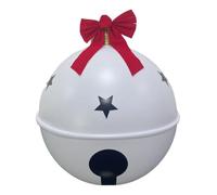Cloche de Noël géante Gonflable Jingle Bell Grand décor de Jardin, 58 cm, | Décoration de Noël gonflable pour Extérieur Cour Jardin Terrasse Patio Porche Pelouse