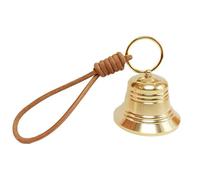 Cloche de Noël Vintage à Suspendre pour Poignée de Porte, Cloche Surdimensionnée en Laiton avec Cordon, Décoration de Noël dorée pour la Maison, Le Jardin et l'école (doré)