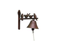 Cloche de porte en fonte oiseaux