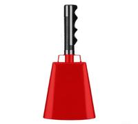 Cloche de Porte et pour alarme Sonore pour Maison Cloche de Porte(Red) | ergonomique, pour prise ferme même par temps froid ou humide, idéal pour stades et événements sportifs