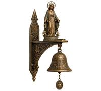 Cloche de Porte extérieure Vintage, Carillon Mural décoratif Suspendu pour