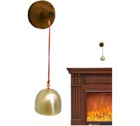 Cloche de rappel de porte, pendentif carillon éolien, sonnette d'entrée, carillon éolien de porte à succion Modèle en alliage