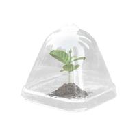 Cloche de serre transparente - Mini couvercle de pot de culture - Hydratant - Protection contre la pluie - Semences - Serre de jardin