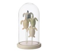 Cloche Déco en Verre Turtle 26cm Multicolore
