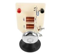 Cloche Électrique de Physique Scolaire Dc 5v-6v, Plastique Métal | Usage en Laboratoire Scolaire, Connexions Simples, Son Clair et Constant, pour Élèves et Enseignants