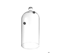 Cloche en verre avec aération Cloche cocktail 130x(H)282 mm - Hendi