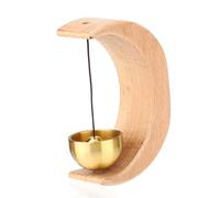 Cloche Magasin Magnétique pour Ouverture Porte, Forme Lune Carillon Porte Magasin Alerte d'Entrée Simple pour Maison Café Véranda Cadeau Pendaison Crémaillère
