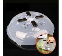 CLOCHE MICRO-ONDE - Hover Cover - AntiSputtering - Avec Vents à Vapeur - Facile à Nettoyer - Plastique PP