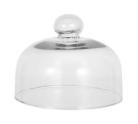 Cloche Micro-ondes en Verre Résistant, Couverture Alimentaire 23x23x15,5cm | Verre Transparent, Protection Anti Éclaboussures, Usage Micro-ondes, Surveillance Facile, Format