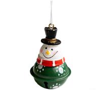 Cloche Noël Fer 7cm Décoration Sapin Père Cloche Noël Fer 7cm(Snowman)