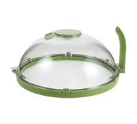 Cloche pour Micro-ondes à Eau avec Poignée, Anti-éclaboussures | Dôme Léger Réutilisable, Rainure D’égouttage Intégrée, pour Réchauffer les Plats au Micro-ondes