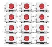Cloimei 200 pièces interrupteur à bouton-poussoir tactile en laiton micro interrupteur tactile 6x6x3 1mm mini interrupteurs à bouton-poussoir pour l'électronique claviers automobil