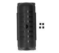 Cloimei Couvercle de sécurité pour rallonge, boîte de connexion électrique extérieure avec double fermeture pour cordons d'alimentation, matériau ABS 11,6 x 4,6 x 3 pouces (Noire)